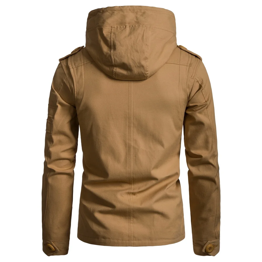 2019 Spring And Autumn Fashion Jacket Men's Casual Hooded Jacket Men's Large Size Coat Windbreaker Thin Coat Men'sCotton Jacket