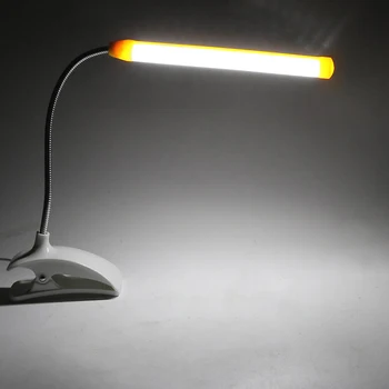 

Flexible Led Desk Lamp Gooseneck Reading Light Portable Clip-on Eye Protection Book Light For Children Bedroom Usb Table Lamp