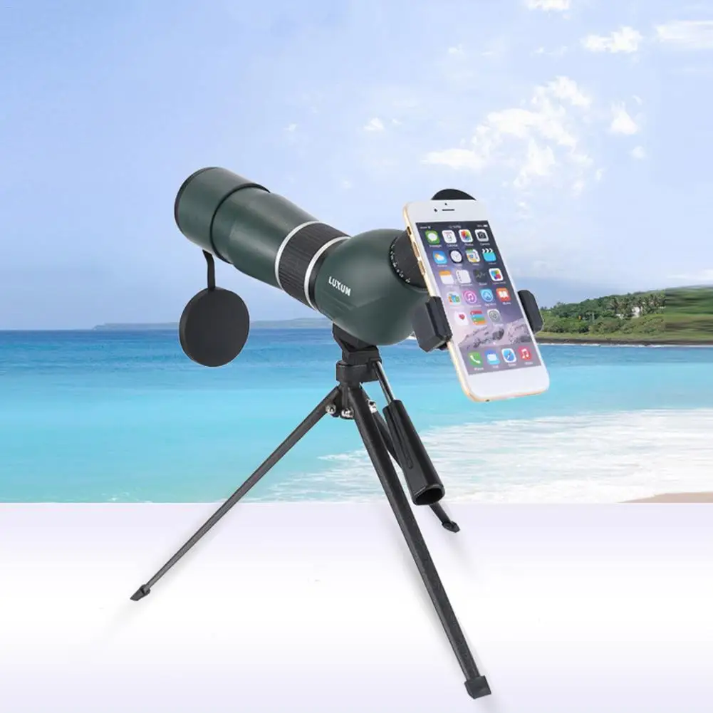Spotting Scope Monocular Telescope 15-45x60 High-definition Low-light Night Vision Lens for Birdwatching