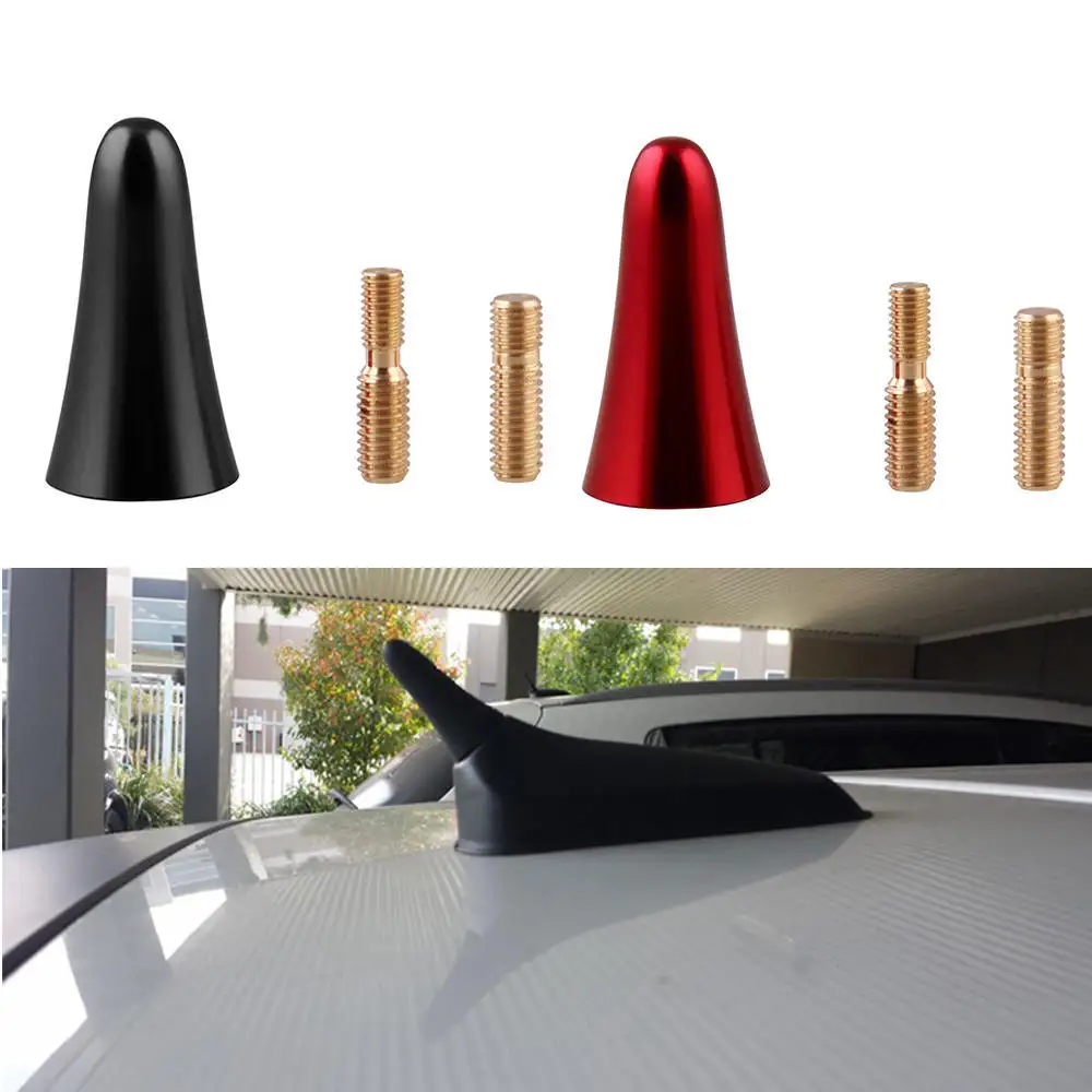

Car Styling Roof Antenna Enhanced Signal aluminium Screw Metal Short Stubby Mast Antenna for VF Holden