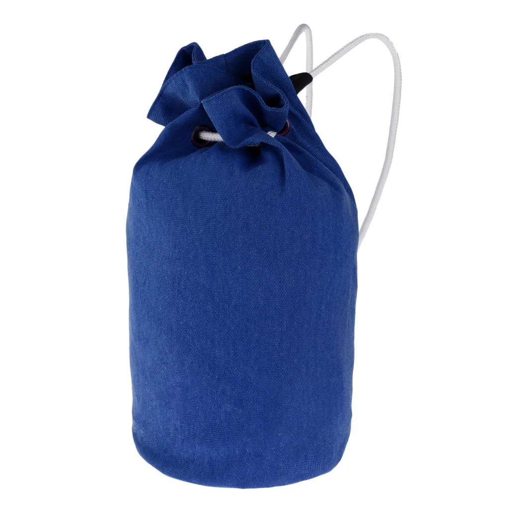 Universal Portable Canvas Drawstring Backpack - Gym Sack Pack Canvas Drawstring Backpack Soccer Pocket Adults Travel Storage Bag