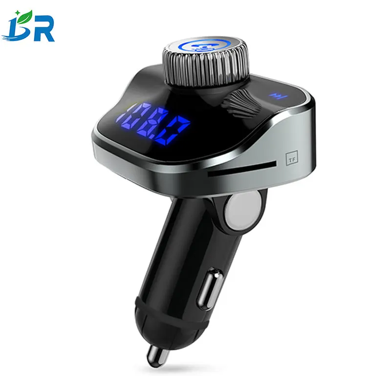 

Hot Sale New Bluetooth FM Transmitter With Touch screen Car MP3 Player Wireless Handsfree Double USB Output