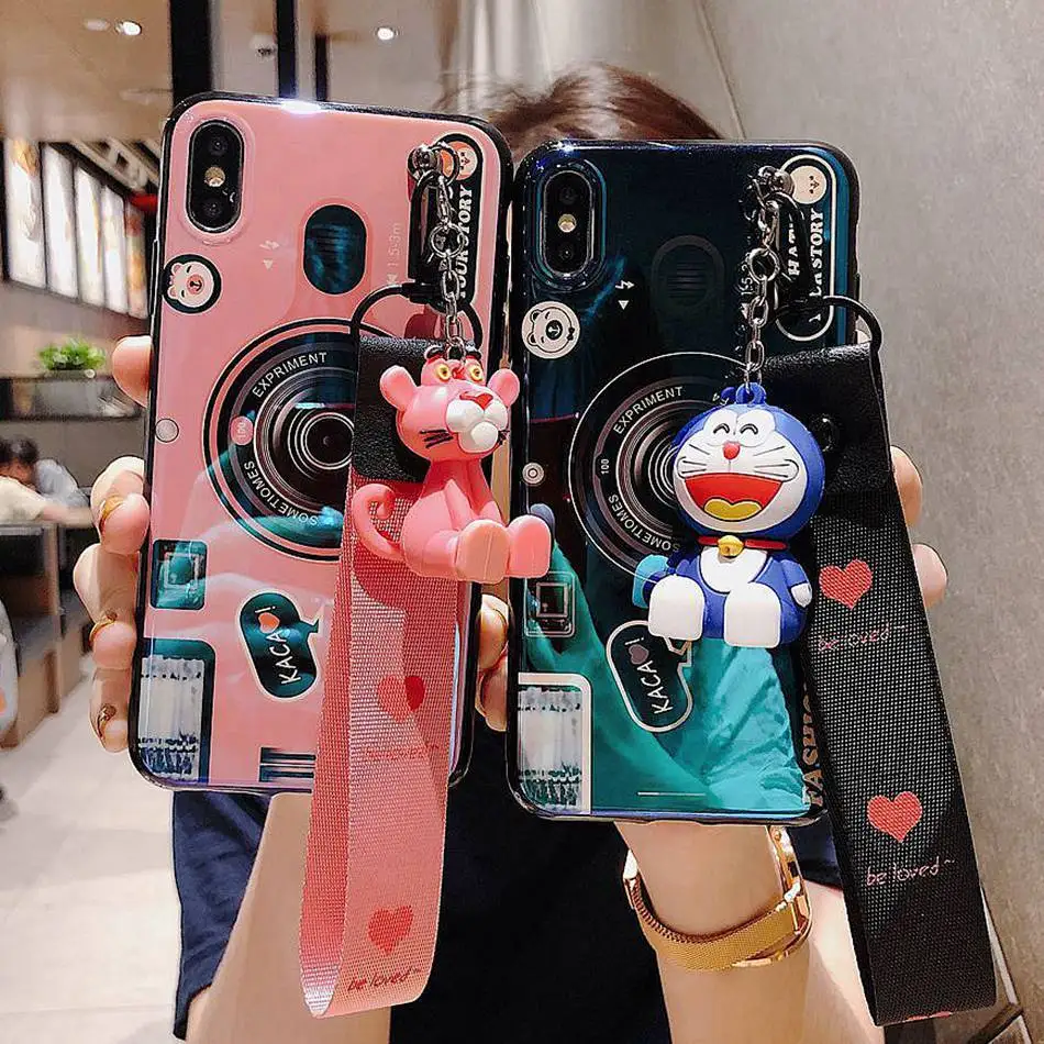 Чехлы с милыми мультяшными камерами для телефонов Huawei Mate 20 Pro Blu-Ray камера 3D