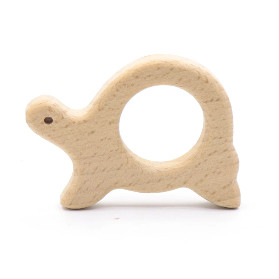 DIY  체육관 장난감 나무 목걸이 펜던트 식품 학년 나무 Teether 장난감 거북이 코알라 고래 거북이 나무 젖니가 남 장난감