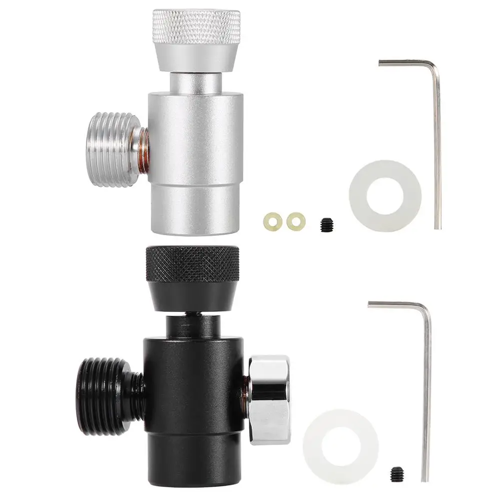 

Tr21-4 W21.8-14 Thread Metal Co2 Refill Tank Adapter Connector Kit Oxygen Air Flow Meter Regulat Valve For Sodastream Cylinder