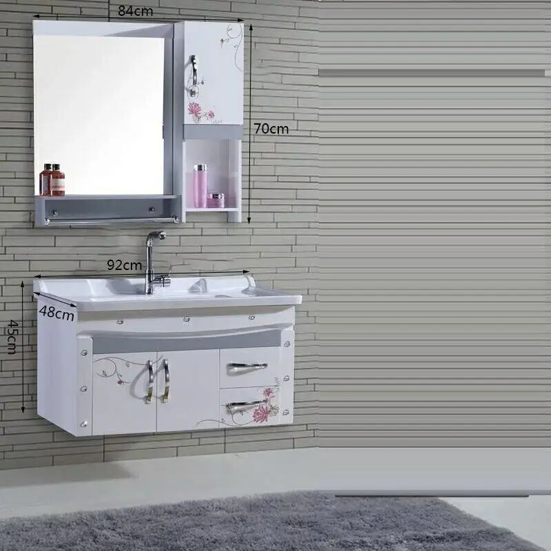 Meubel Rangement Banyo Dolaplar Kast Badkamer تخزين Armario موبل سال دي باين Banheiro هل الغرور المحمول بانو خزانة حمام