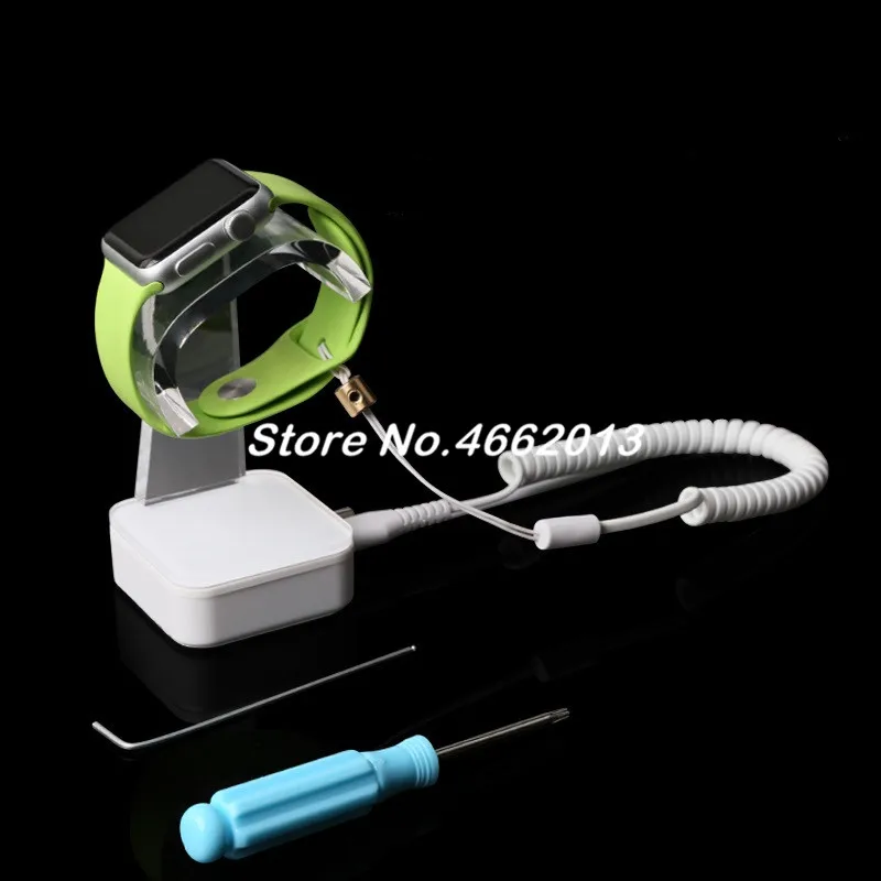 10 X Apple watch стойка безопасности iwatch дисплей будильник умные часы акриловый