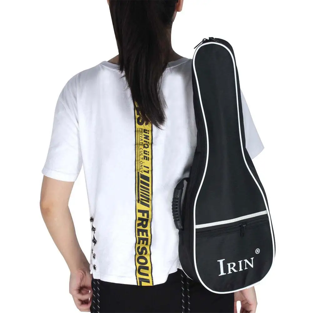 21/23/26 Inch Guitar Bag Oxford Cloth Waterproof Ukulele Cover Bag Soft Case Adjustable Shoulder Straps Guitar Carry Bags Black