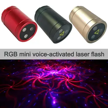 

RGB Mini Stage Light Voice Activated KTV Infrared Flash Light Home Bar Disco Light