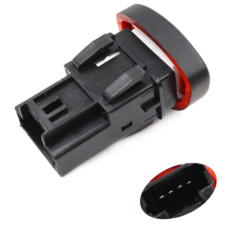 8200060036 Black Hazard Lights Warning Switch for Renault Clio MK II