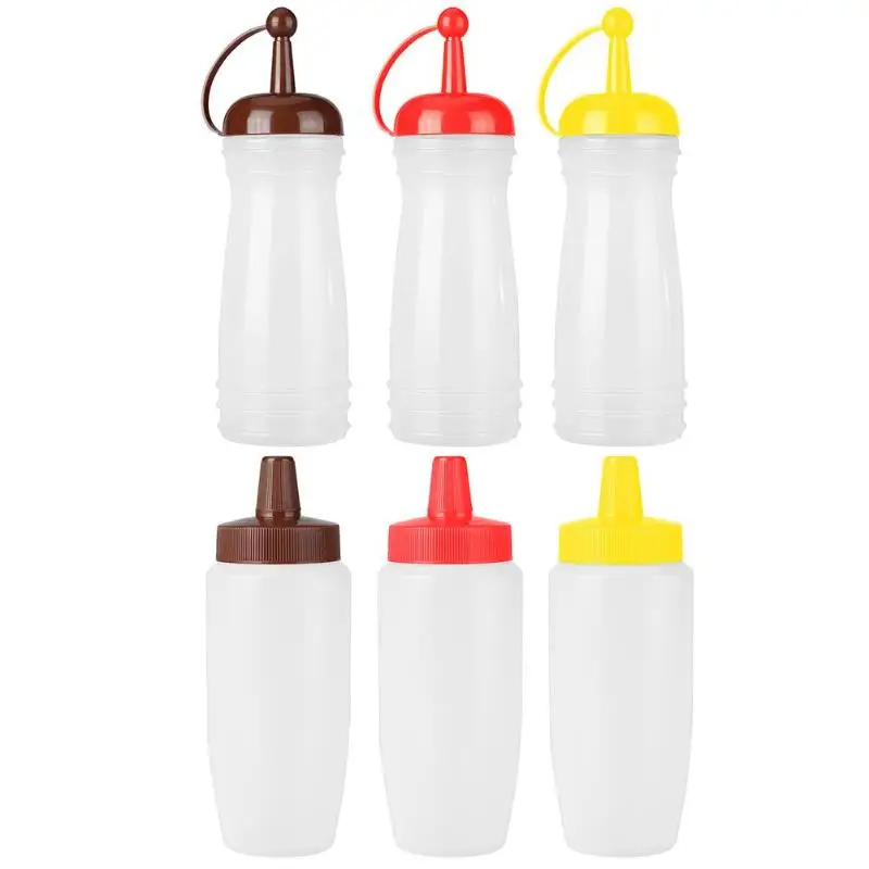 BBQ Ketchup Sauce Dispenser Bottles Olive Oil Dispensing Bottle