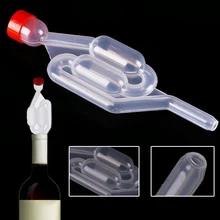 Популярный односторонний обратный клапан воздушный замок 1 шт. клапаны для брожения вина домашний выхлоп для варки пластиковая запечатанная вода Airlock