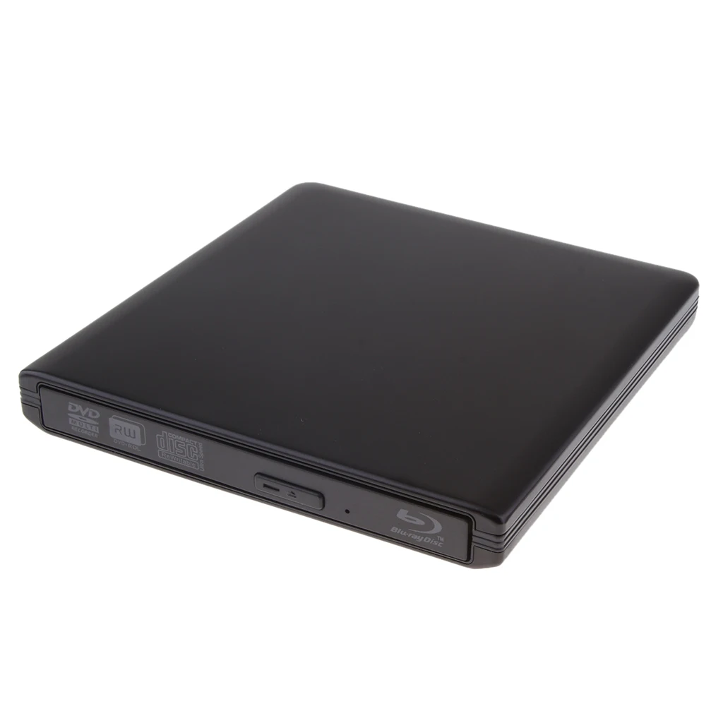 

External USB 3.0 Blu-Ray Burner Writer Reader Drive Aluminum for Mac OS Windows 7 8 VISATA