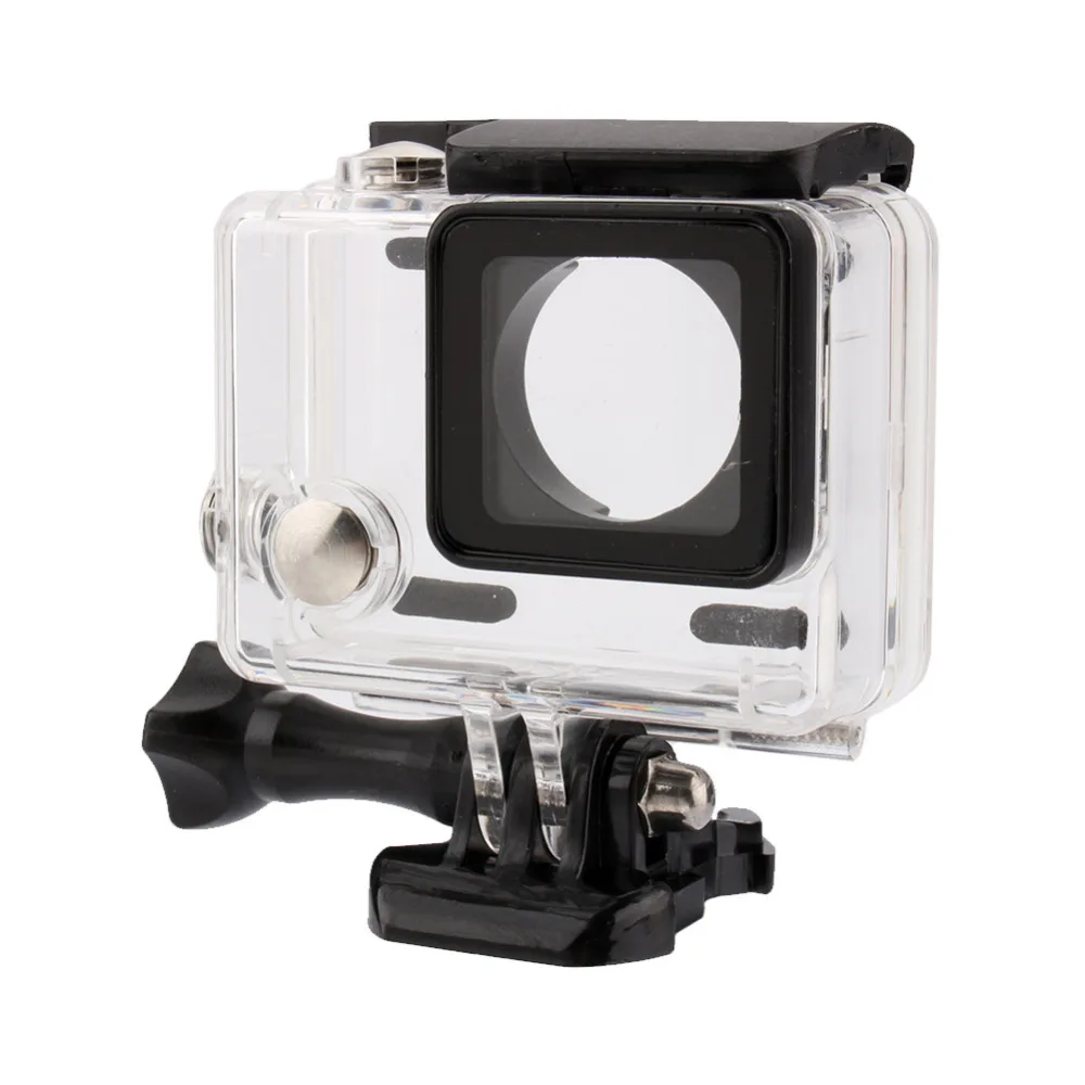 Go Pro аксессуары водонепроницаемый корпус чехол для Gopro Hero 3 +/4 подводный дайвинг