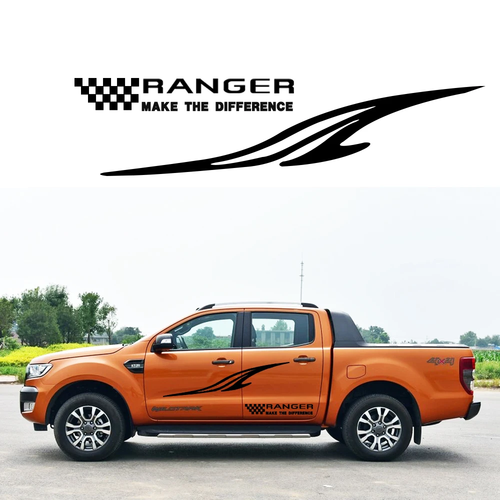 Наклейка для Ford Ranger боковая наклейка на кузов автомобиля украшение сделай сам