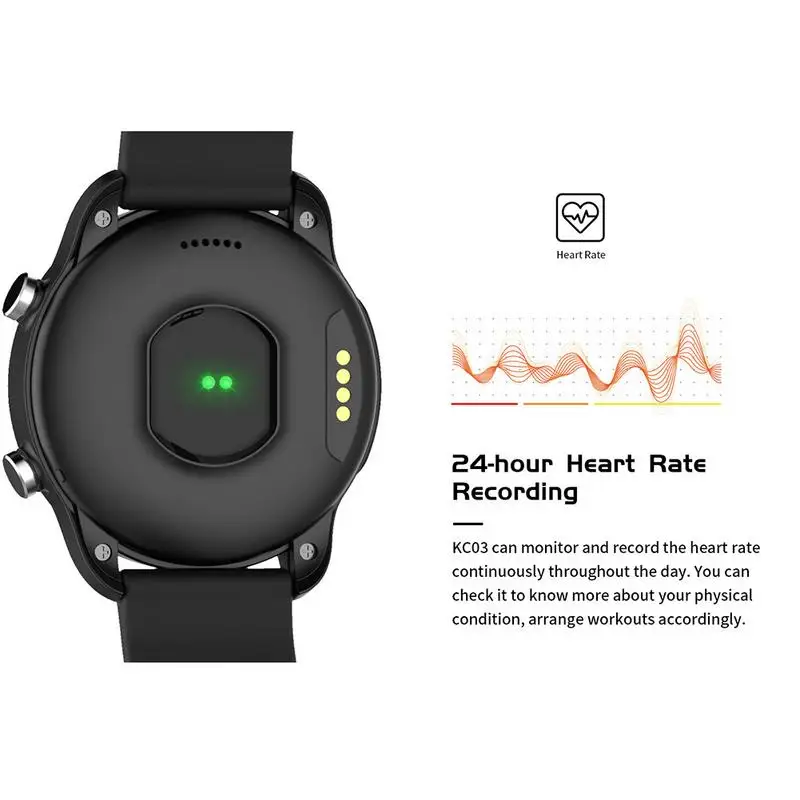 New Health Monitoring Smart Watch 1+16GB Android 6.0 Independent Payment Heart Rate Detection Sleep Sports Step Counting