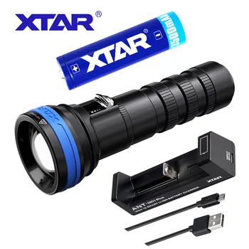 

XTAR D06 1200 diving flashlight Cree XP-L2 V6 max 1200 lumen beam distance 50 meter Magnetic switch torch 100 meter diving depth