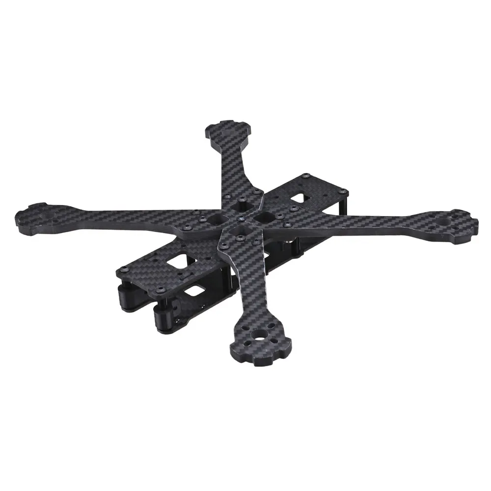 URUAV UF2/UF3 5/6/7 дюймов 220/250/300 мм углеродное волокно FPV Гоночная Рама Комплект 5 рычаг