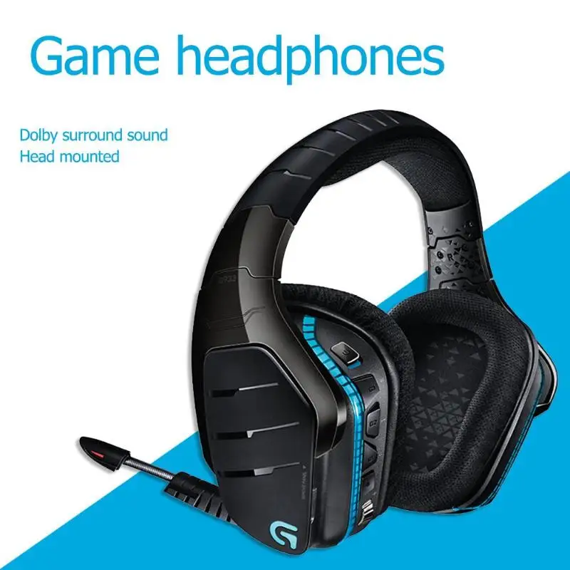 Дешево Беспроводные rgb наушники logitech G933 ARTEMIS SPECTRUM X 7,1 с объемным звуком, игровая гарнитура для ПК, PS4, Xbox One, Xbox