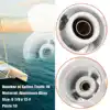 664-45949-02-EL Marine Boat Outboard Propeller 9 7/8 x 13 Aluminum Alloy For Yamaha 20-30HP Right-hand Rotation 3 Blades White ► Photo 2/6