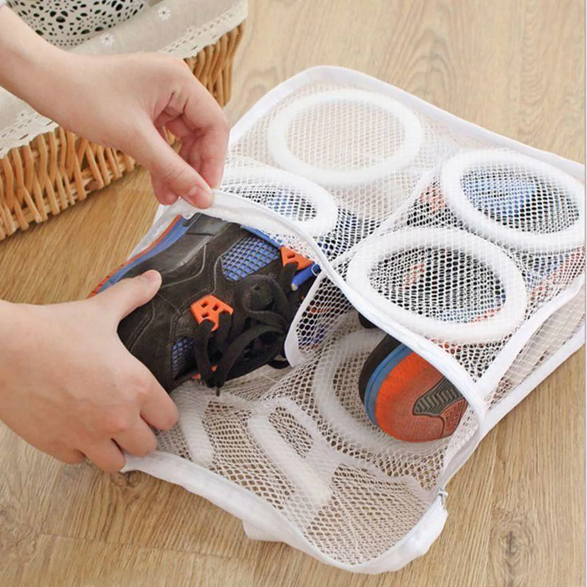 المحمولة طوي صافي غسل حقيبة غسيل غسالة حقيبة الغسيل للأحذية البريدي إغلاق حذاء غسل حقيبة المحمولة طوي صافي غسل حقيبة غسيل غسالة حقيبة الغسيل للأحذية البريدي إغلاق حذاء غسل حقيبة