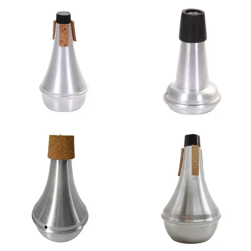 Aluminium Straight Trumpets Mute Musical Instrument Muffler Silencer