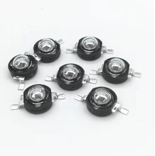 50pcs Infrared Red Light 850nm 3W Black Copper Bracket High Power LED Chip Infrared 850nm Night Vision LED Beads цена 50pcs Infrared Red Light 850nm 3W Black Copper Bracket High Power LED Chip Infrared 850nm Night Vision LED Beads цены онлайн