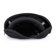 Портативные ПУ лыжные очки футляр для очков коробка устойчивая анти-столкновения непромокаемые солнцезащитные очки молния сумка для хранения