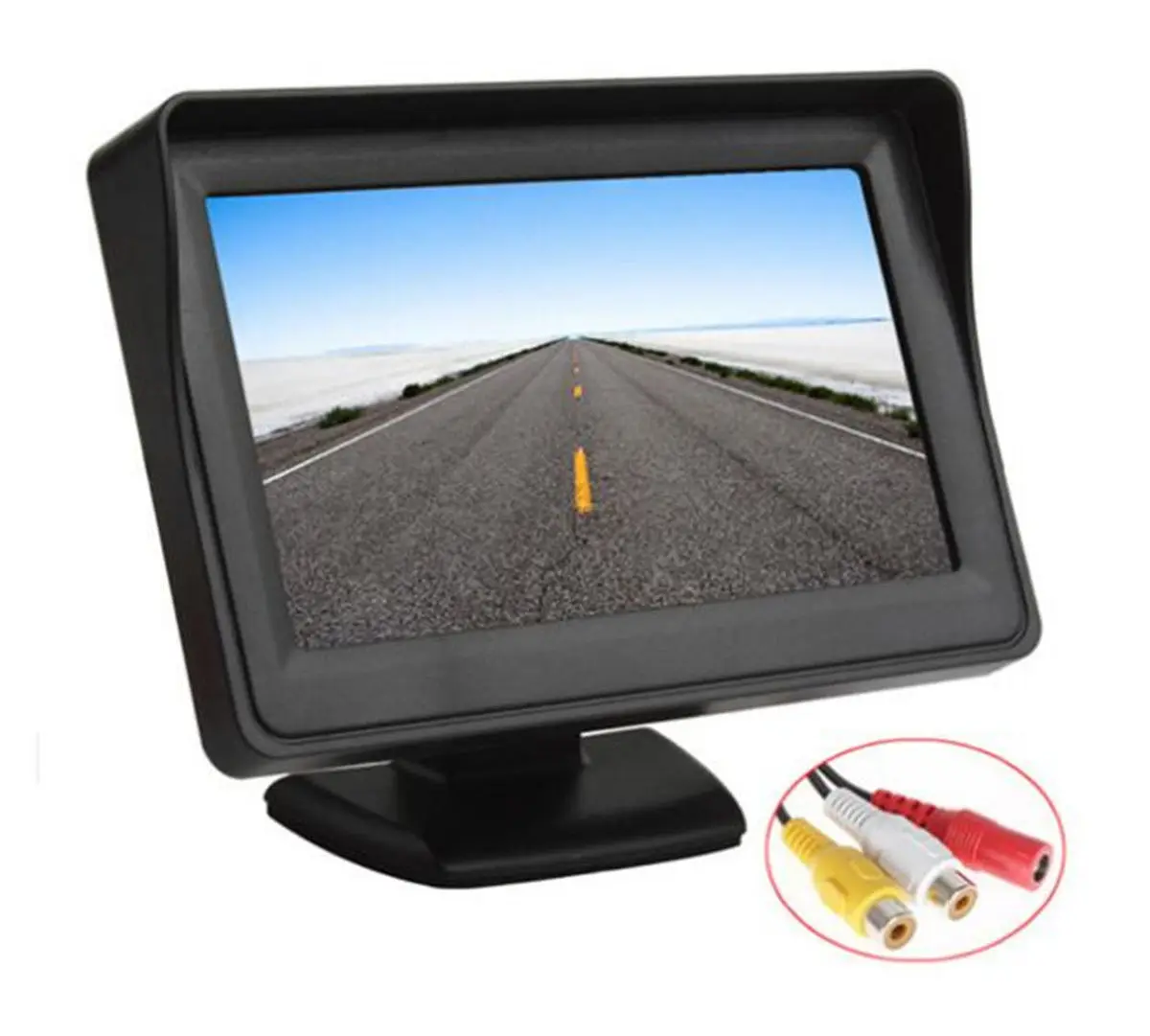 

Car Universal 4.3 inch Detachable sunshade LCD screen car monitor display car reversing image HD monitor
