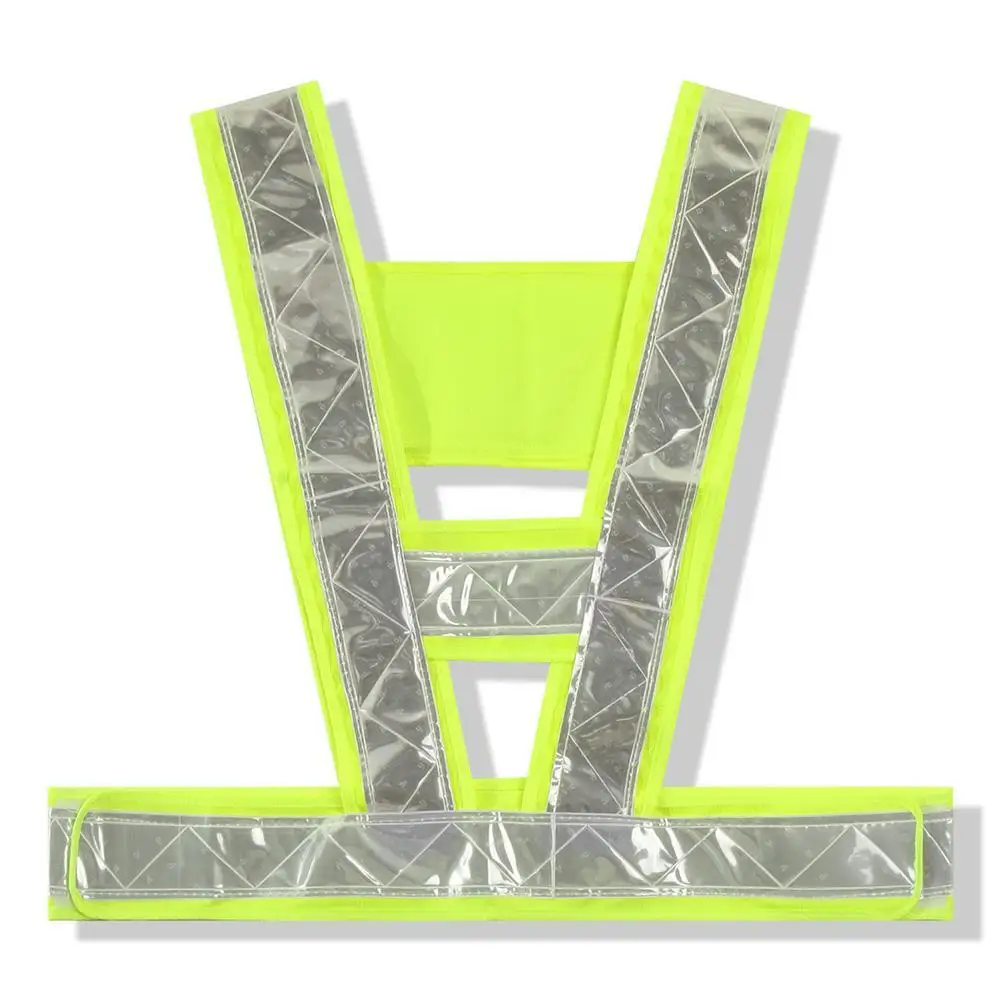 

Waistcoat reflective V-Shaped reflective safety vest for Traffic light-reflecting overalls high visibility