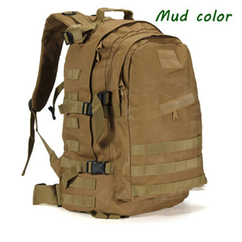 

40L Men 3D Molle Military Backpack Shoulder Nylon Travel Bag Rucksack For Trave Trekking 11 Colors;Paquete militar al aire libre