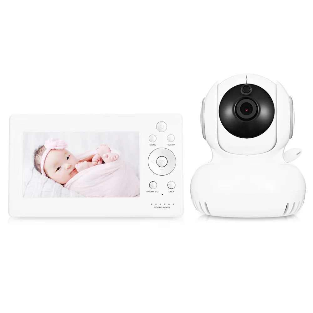 

5 Inch 720P HD Baby Monitor Two-Way Audio Sound Temperature Alarm Baby Sleeping Monitors LCD Screen Night Vision Monitors Camera