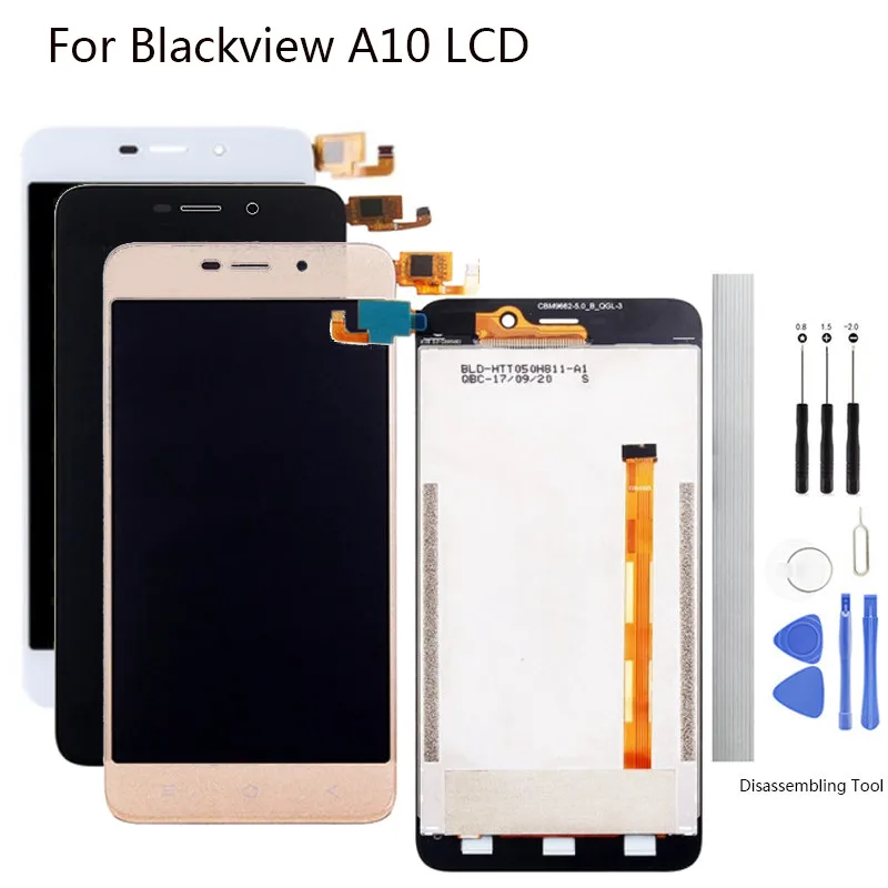 Экран дисплея замена для Blackview A10 LCD сенсорный экран 5 45 дюймов черный белый