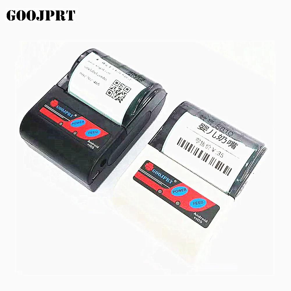 Free ship 58mm Thermal barcode printer Qr code label printer receipt printer with bluetooth Free ship 58mm Thermal barcode printer Qr code label printer receipt printer with bluetooth