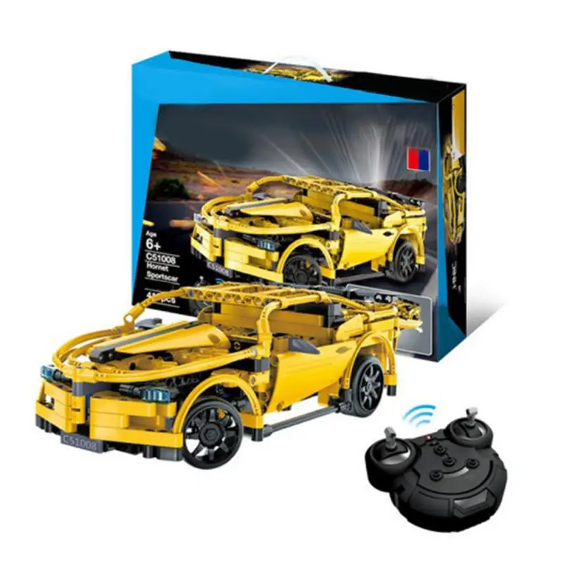 

For Double Eagle C51008 Remote Control Building Block Car Racing Car Set Model Building Block Brick Toy For Child Birthday Gift
