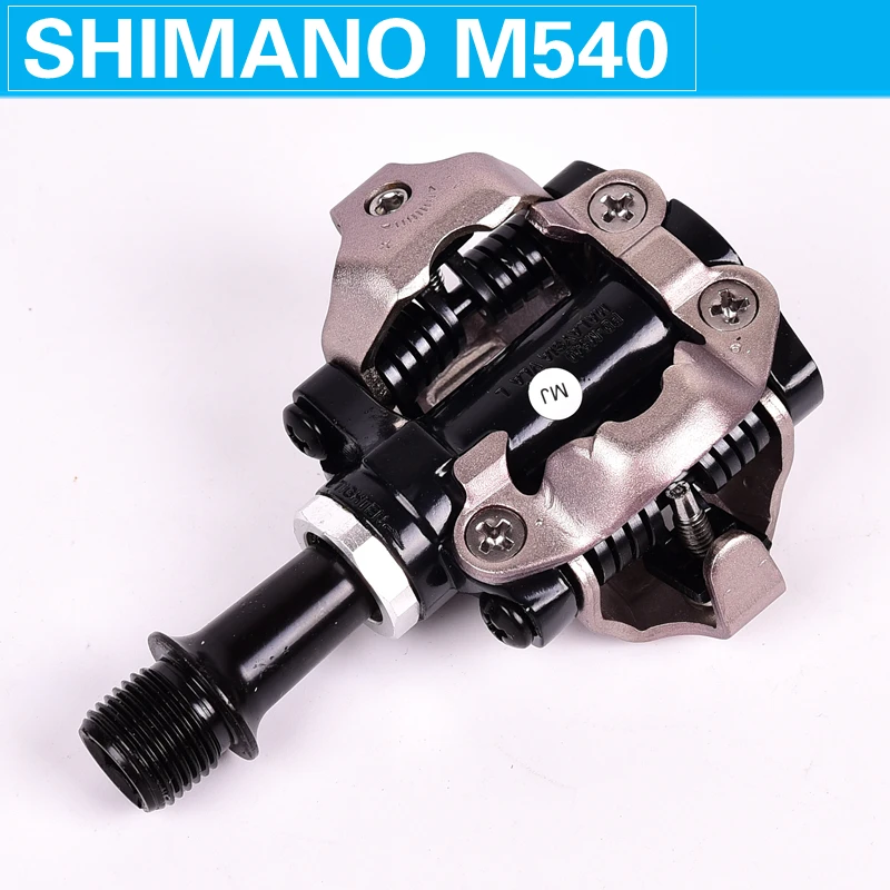 Shimano PD-M520 PD-M540 de auto-bloqueo automáticos SPD bicicleta Pedal M520 MTB bicicleta de montaña Padals Original PD22 tacos - 2