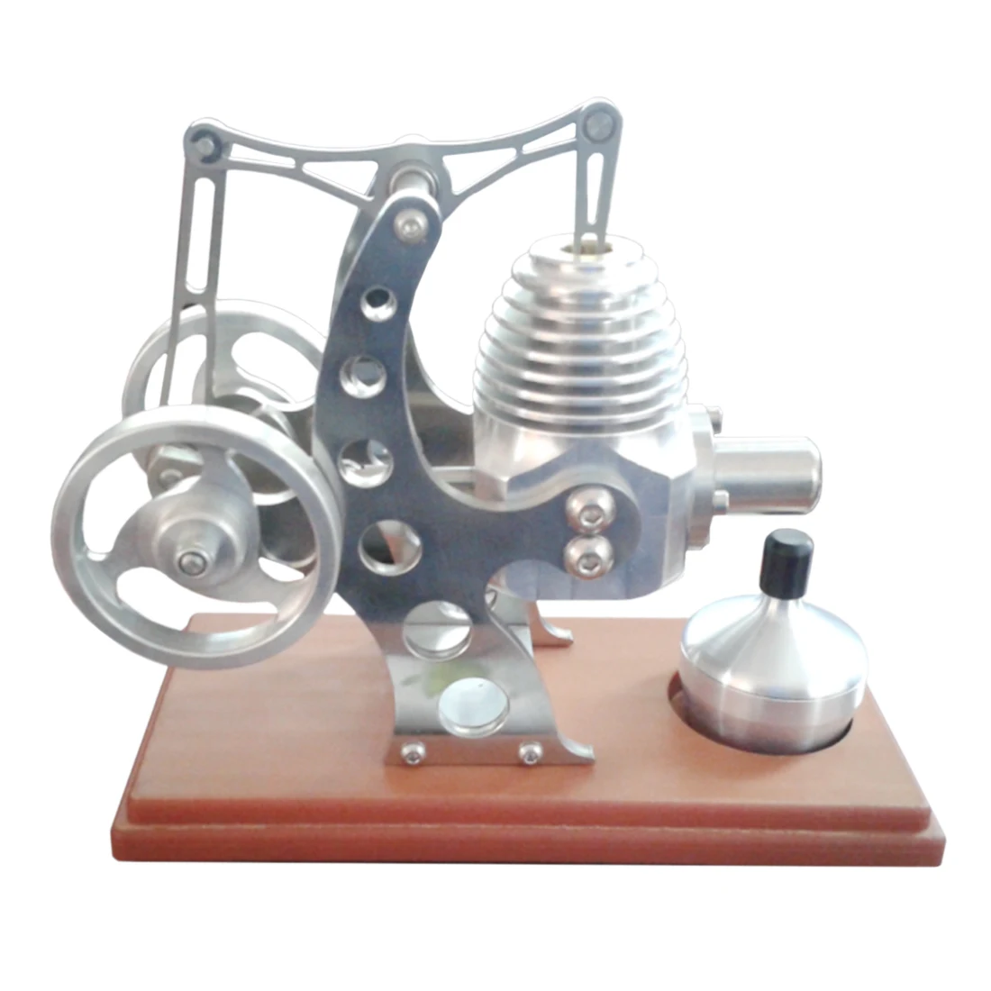

Wooden Floor All Metal Balance Stirling Engine Model Education Toy for Children Learning Science Model Steam Stem Kit