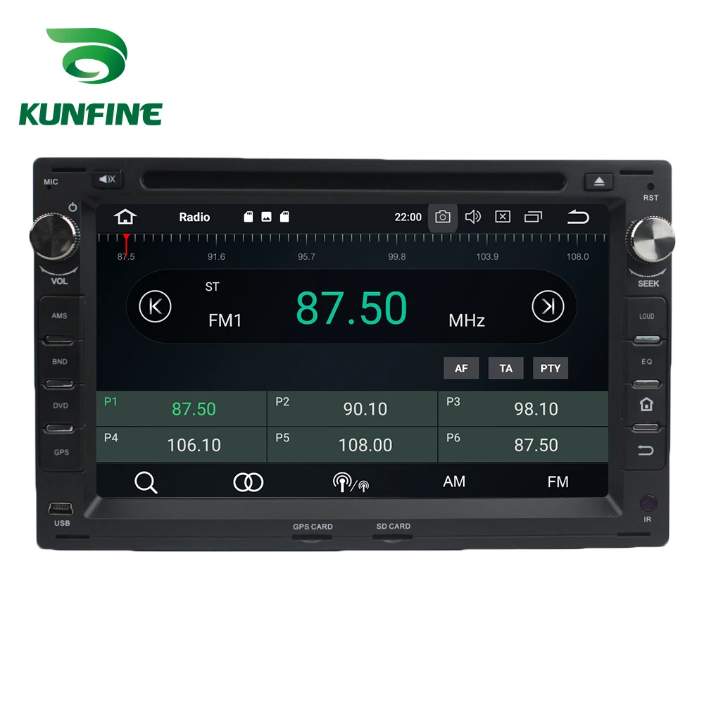 KUNFINE Quad Core 2GB RAM Android 8.1 Car DVD GPS Navigation Multimedia Player Stereo For VW POLO 1998-2005 Radio headunit | Автомобили и