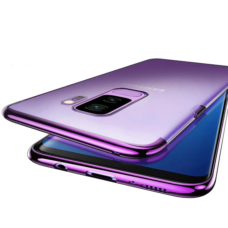 Мягкий силиконовый чехол для samsung S8 S9 S7 S6 Edge Plus Note 9 8 S10 плюс S10 Lite прозрачная крышка на Galaxy A5 A8 A6 A7