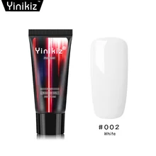 Yinikiz, акриловый полигелевый удлиняющий лак, розовый, белый, УФ, быстрый, строительный гель для ногтей, 30 мл, Слип-раствор, Кисть для макияжа, инструменты для ногтей