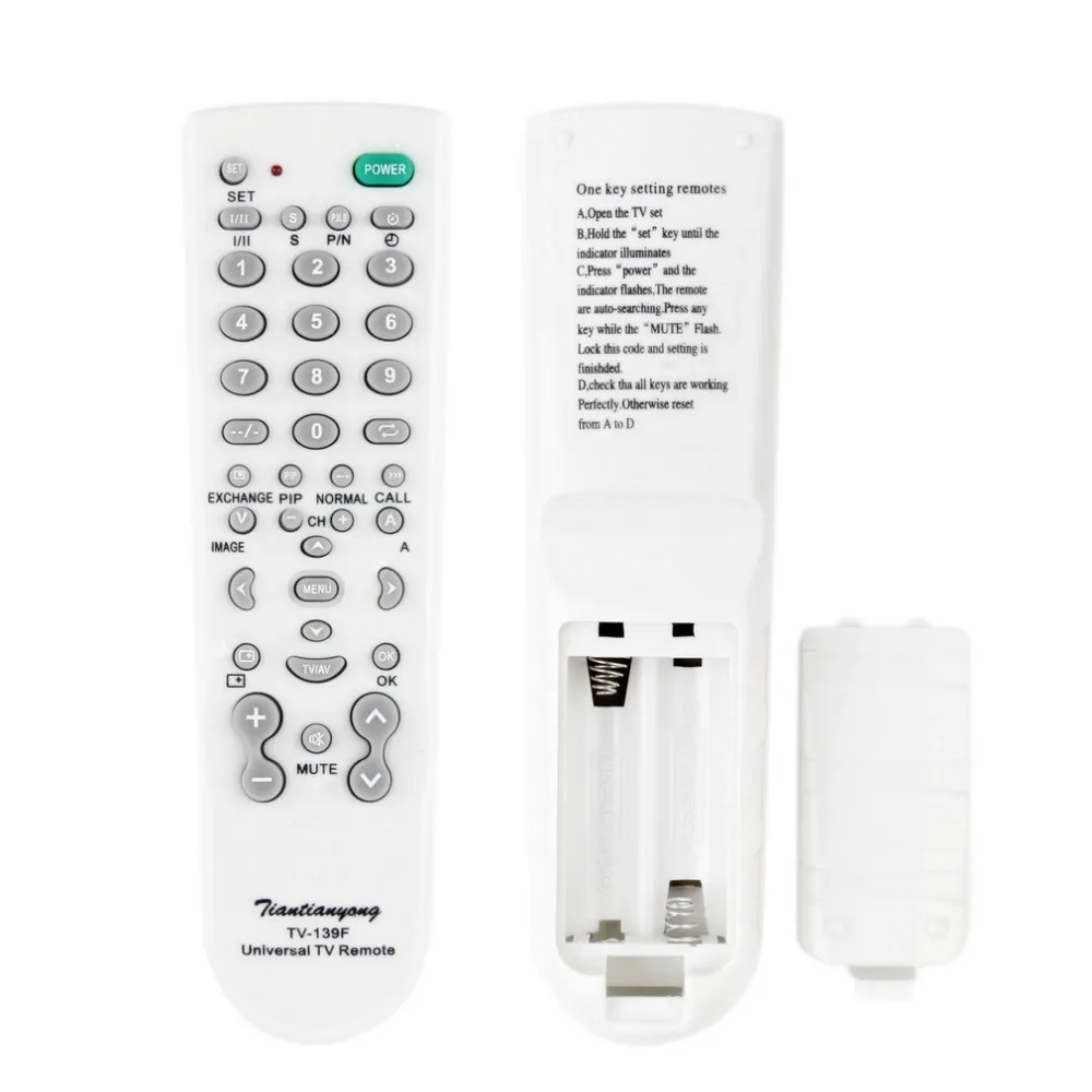 

2019 Top Selling Universal TV Remote Control Smart Remote Controller for TV Television 139F Multi-functional TV Remote Control