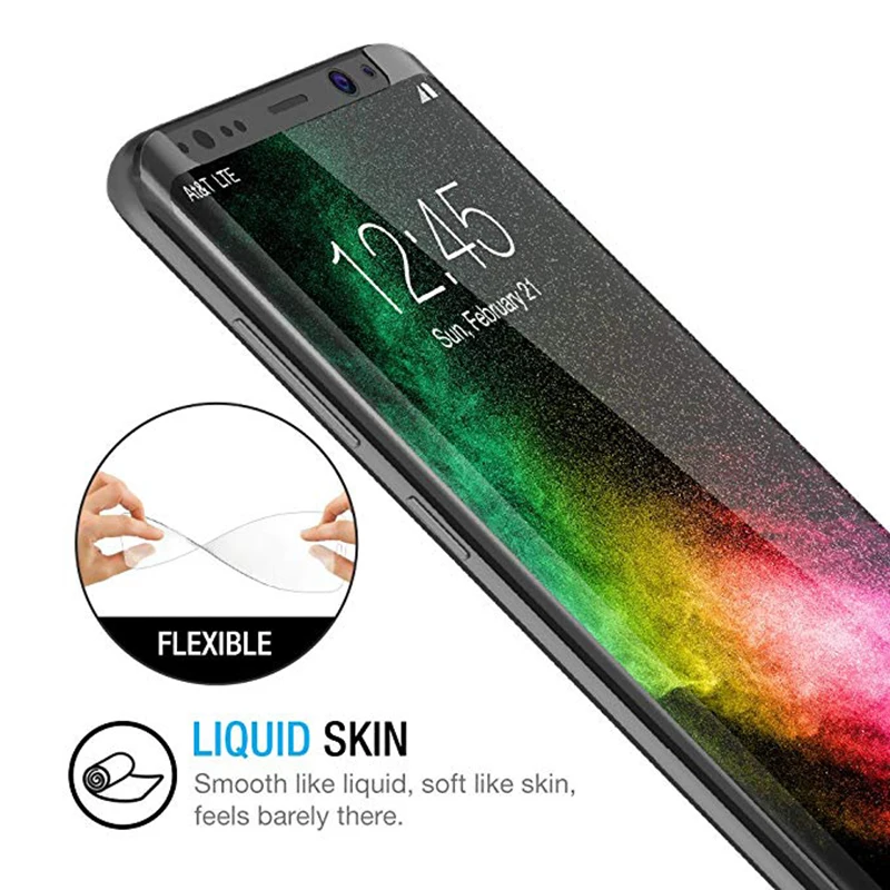 Защитная пленка для galaxy s7 s9 samsung s6 s8 s 7 8 9 9s edge plus 3D изогнутая мягкая с полным