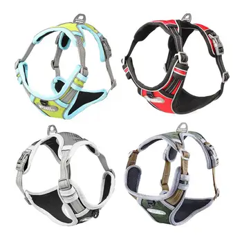 

2019 New Wholesale Adjustable Pet Puppy Large Dog Harness For Small Medium Large Dogs Animals Pet Walking Hand Strap