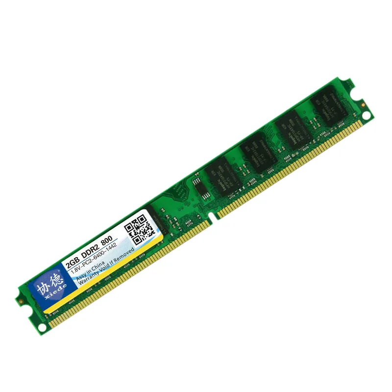 Xiede كمبيوتر مكتبي ذاكرة عشوائية Ram وحدة Ddr2 800 Pc2-6400 240Pin Dimm 800 Mhz ل إنتل/Amd Xiede كمبيوتر مكتبي ذاكرة عشوائية Ram وحدة Ddr2 800 Pc2-6400 240Pin Dimm 800 Mhz ل إنتل/Amd