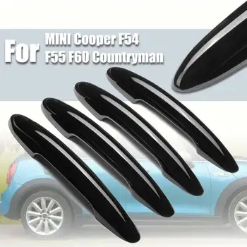 

4pcs Door Handle Cover for BMW for Mini for Cooper F54 F55 F60 Countryman Gloss Auto Exterior Parts Black Door Handle Cover Trim