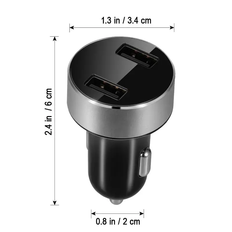 5V 3.1A автомобильное зарядное устройство дисплей прикуриватель двойной USB порт