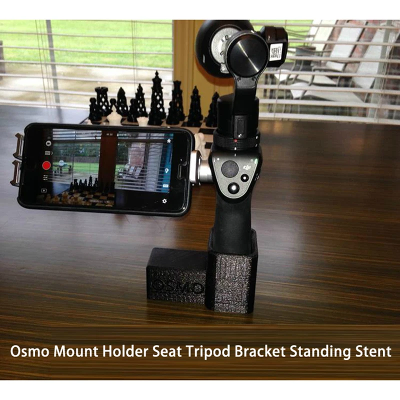 3D печать для DJI OSMO Mobile+ ручной карданный шарнир камера телефон Вертикальная стойка для DJI OSMO монитор база кронштейн адаптер крепление