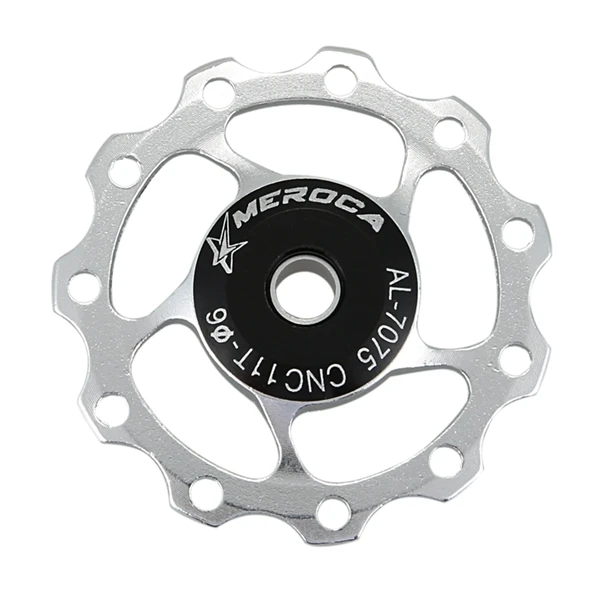 

MEROCA MTB Road Bike Rear Derailleur 11/13T Guide For 8.9.10.11 Speed Cycling Alloy/Metal Pulley Bearing Wheel 1pcs 11T