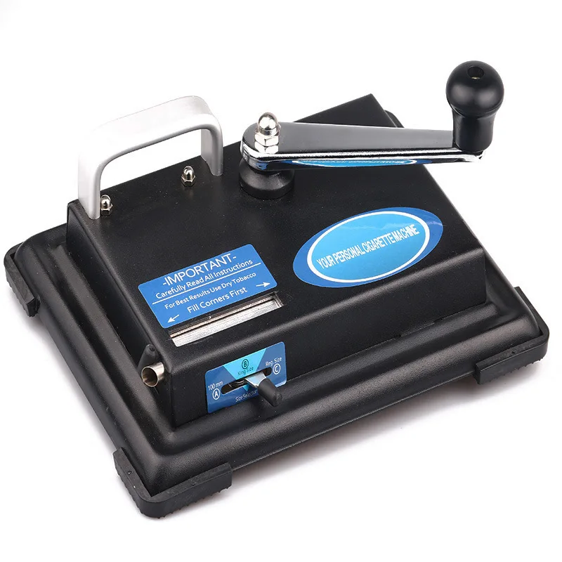

Hand-rolled Metal Cigarette Machine Manual Cigaret Roller making smoking accessories