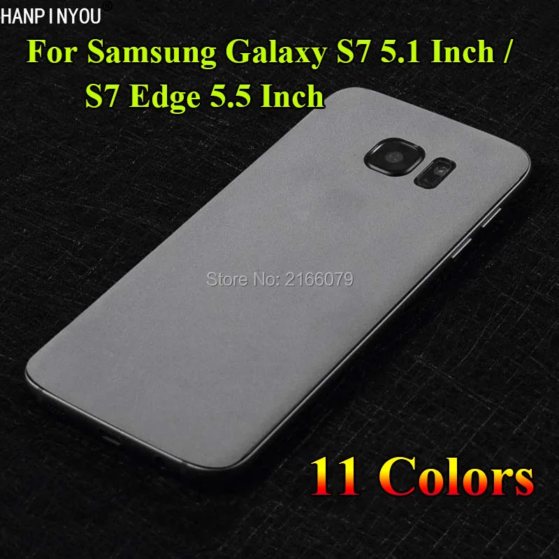 

For Samsung Galaxy S7 G9300 / S7 Edge G9350 Luxury Plush Surface Full Back Cover Protective Suede Sticker Skin Decal Film